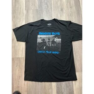 Beastie Boys Check Your Head Black T Shirt MCA Adrock Mike D Size XL